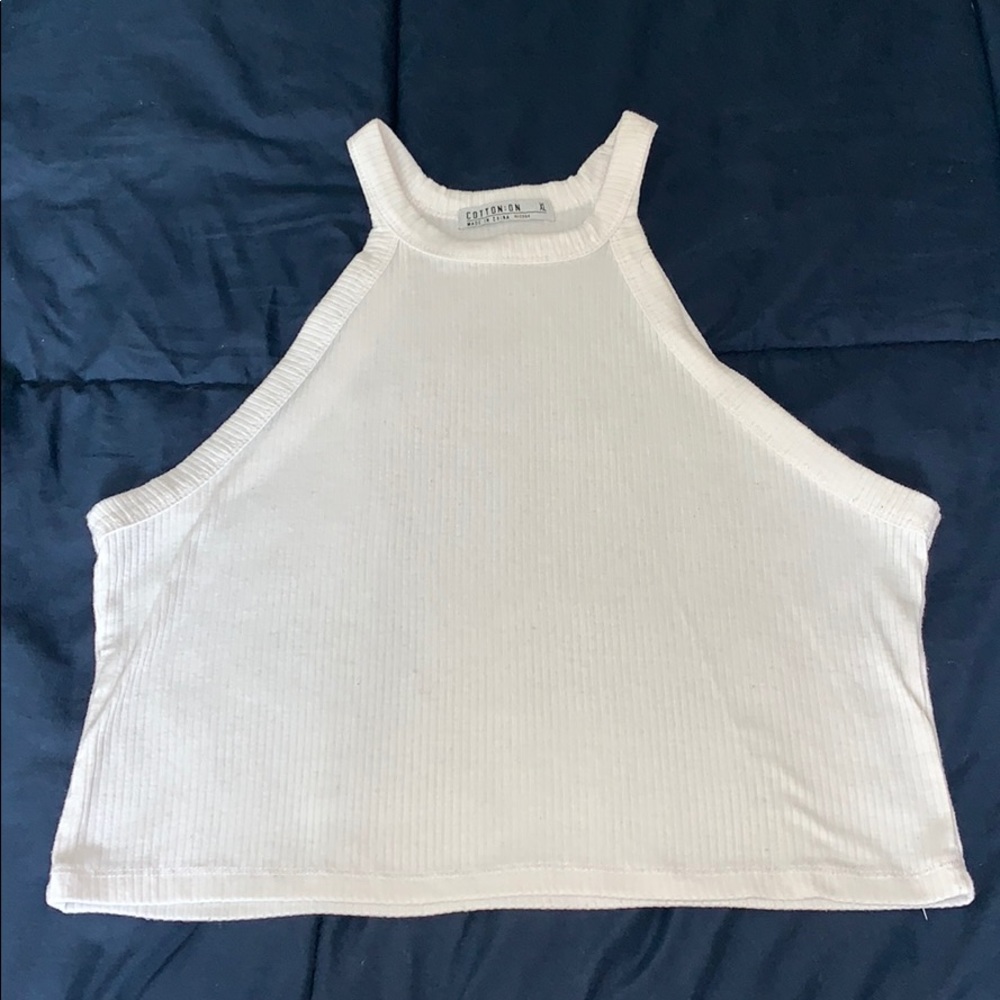 CottonOn white crop top